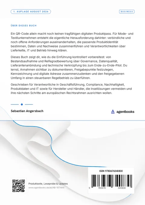 Rückseite: Digitale Produktpässe für Textilien operativ vorbereiten