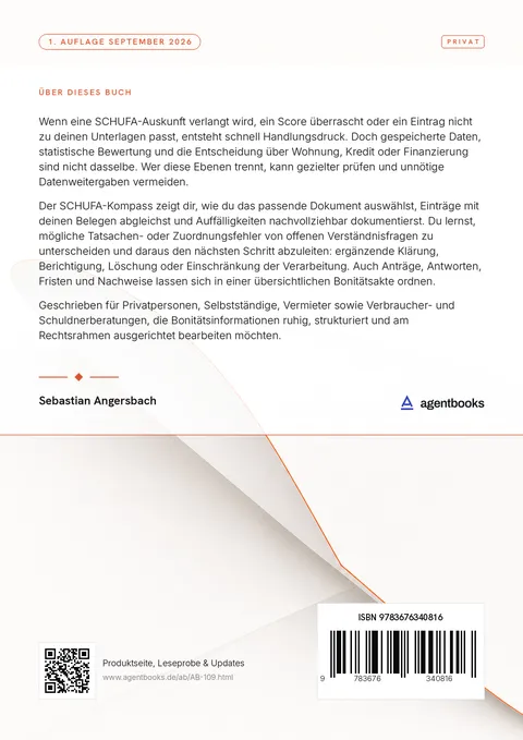 Rückseite: Der SCHUFA-Kompass