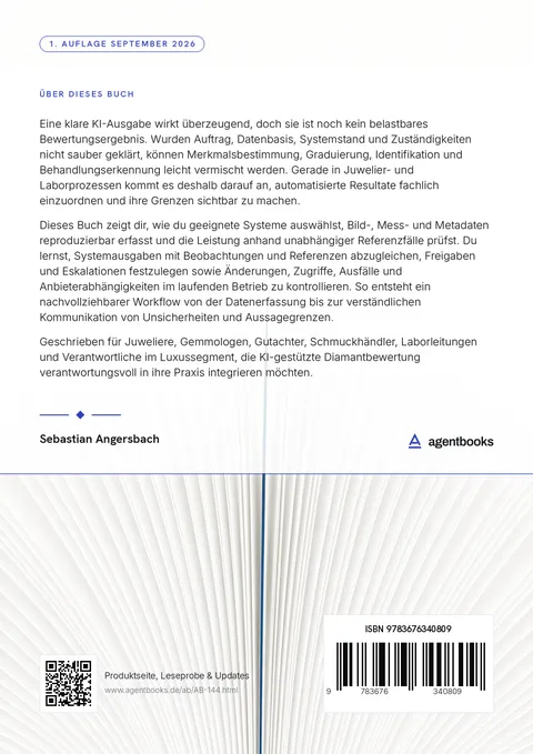 Rückseite: KI-gestützte Diamantbewertung sicher einsetzen