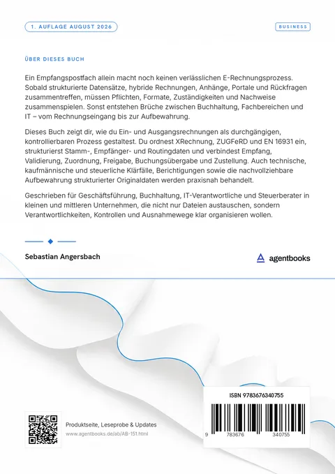Rückseite: E-Rechnung im Unternehmen