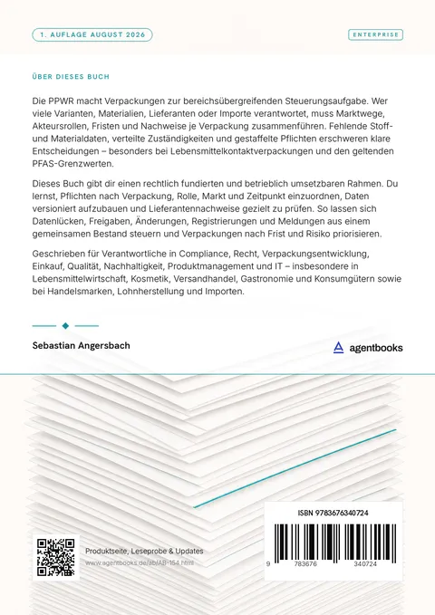 Rückseite: Die PPWR in der Unternehmenspraxis