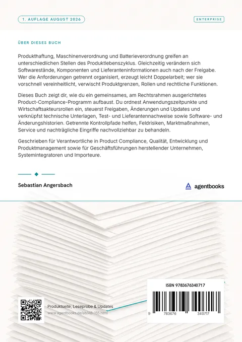 Rückseite: Product Compliance für Hersteller