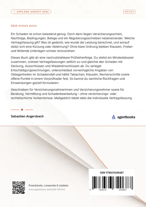 Rückseite: Versicherungsverträge und Schadenschreiben verstehen
