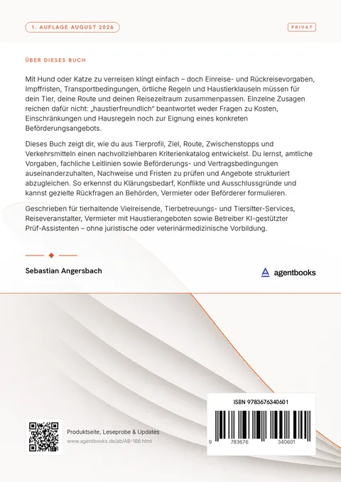 Rückseite: Haustierreisen systematisch prüfen