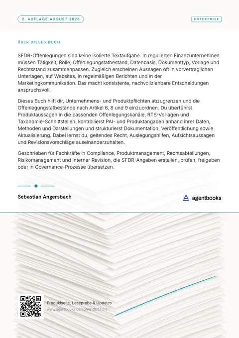 Rückseite: SFDR in der Praxis