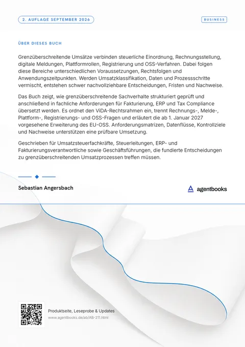 Rückseite: Mehrwertsteuer im digitalen Zeitalter