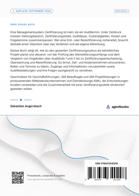 Rückseite: Managementsystem-Zertifizierung im Mittelstand
