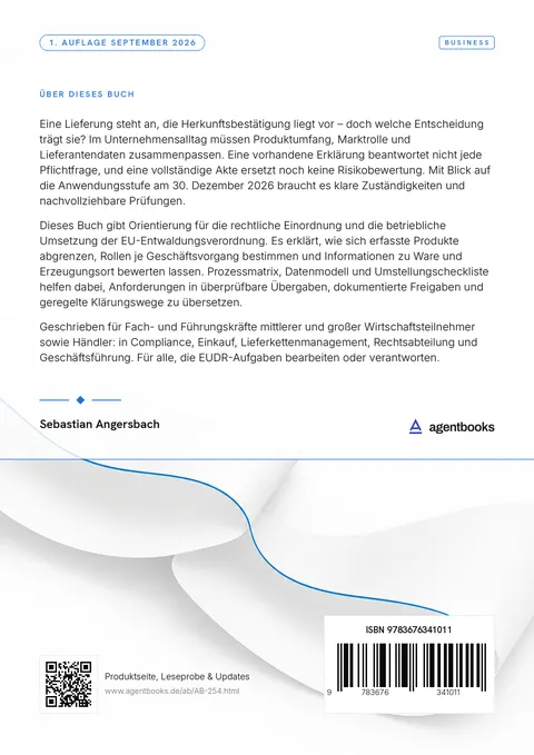 Rückseite: EUDR in der Unternehmenspraxis