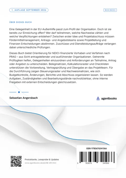 Rückseite: NDICI und PRAG in der Organisationspraxis