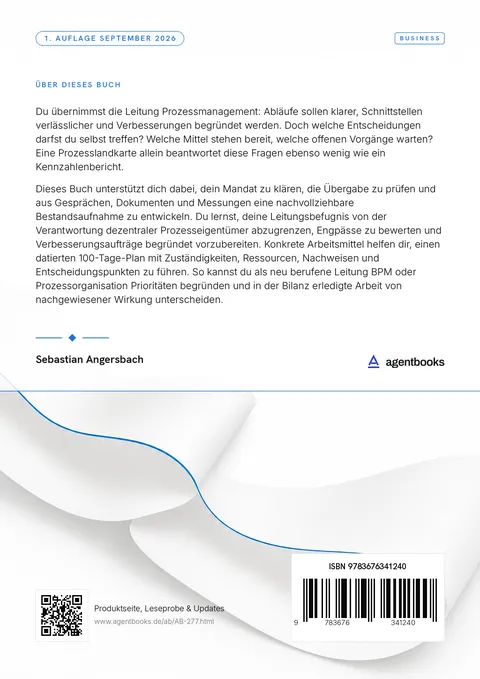 Rückseite: Die ersten 100 Tage als BPM-Leitung
